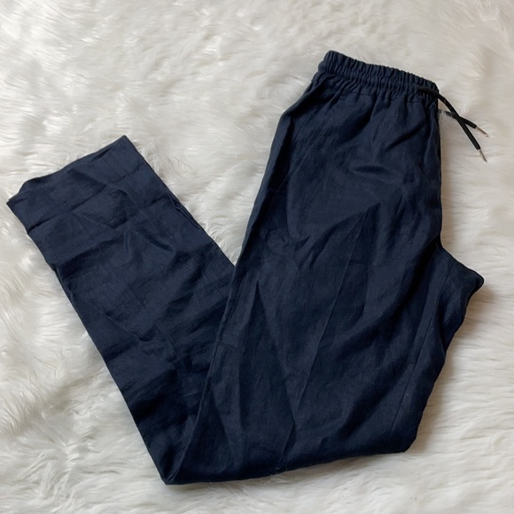Sandro Other - Sandro paris pants blue 100%linen